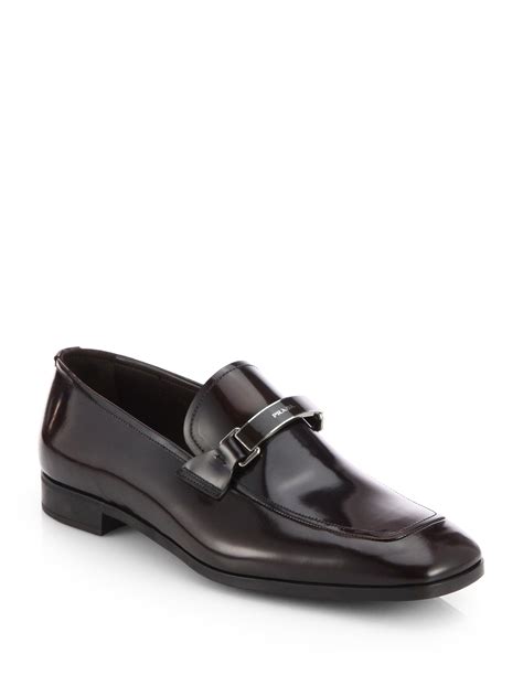 scarpe rosse uomo prada|prada sole loafer shoes.